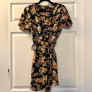 Reformation Mini Wrap Dress- Size 6.